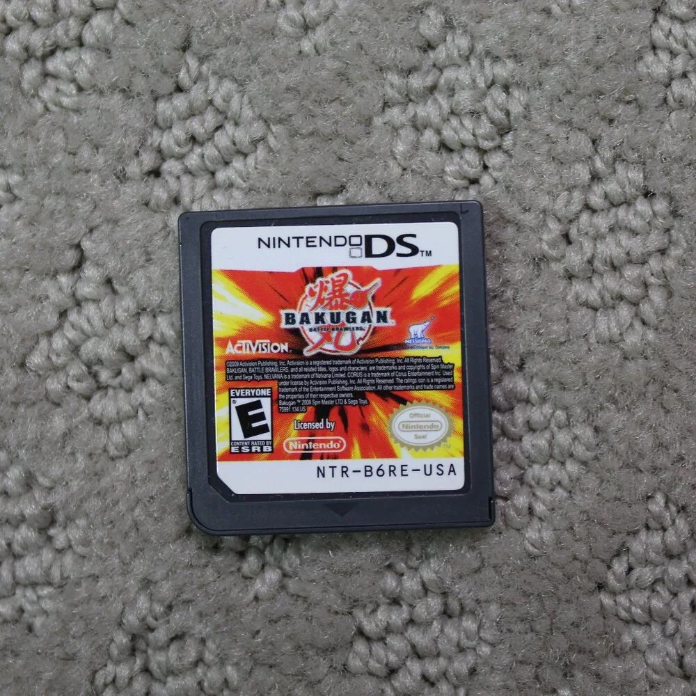 Set of 3 Nintendo DS Games: Bakugan, Lego Star Wars III, Backyard Football